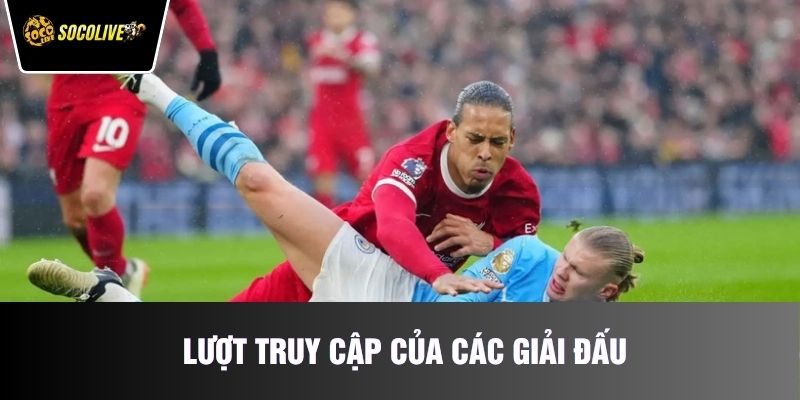 Lượt truy cập của các giải đấu